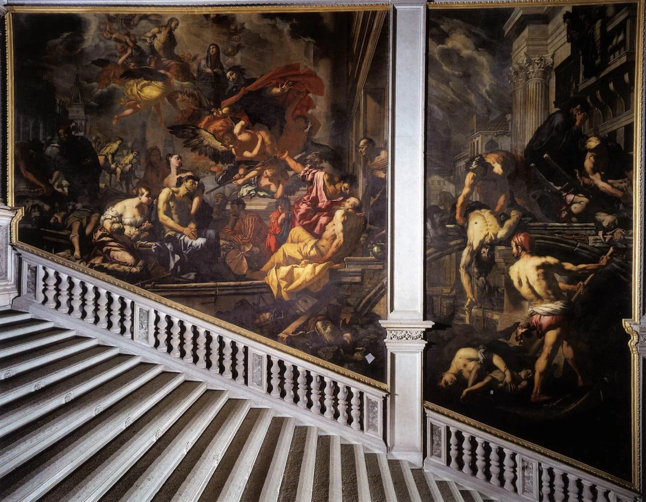 La Vergine appare agli appestati - Scuola Grande di San Rocco, Venezia